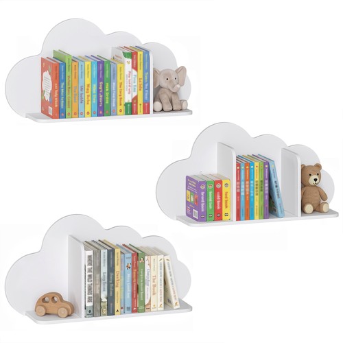 3er set wandregal - kinder, 60cm