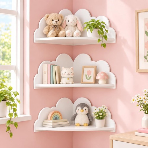 Kinderzimmer eckregal wolke - eckregal,